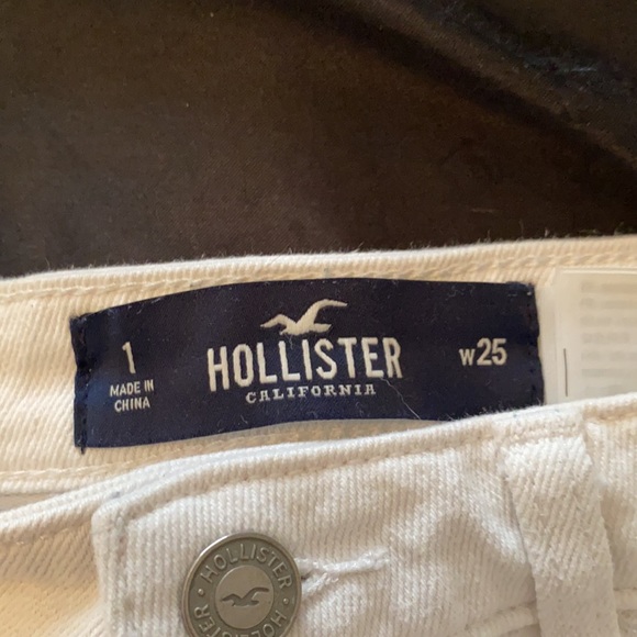 white mini denim skirt - Picture 4 of 4